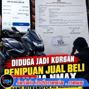 DIDUGA JADI KORBAN PENIPUAN JUAL BELI YAMAHA NMAX, UANG DITRANSFER KE REKENING PIHAK KETIGA! FERDI PERTANYAKAN KESERIUSAN PENANGANAN POLRES TABANAN