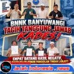 BNNK BANYUWANGI TEGASKAN TANGGUNG JAWAB KADES DALAM P4GN: EMPAT KEPALA DESA JALANI TES URINE DENGAN HASIL NEGATIF, DUA LAINNYA MASIH DITUNGGU!