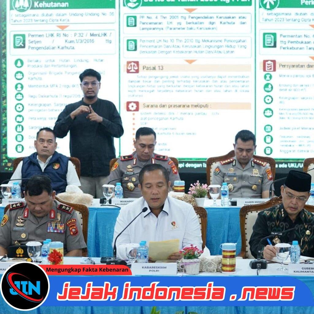 *Bareskrim Polri Tetapkan 245 Tersangka Perorangan dan 20 Korporasi dalam Kasus Karhutla*